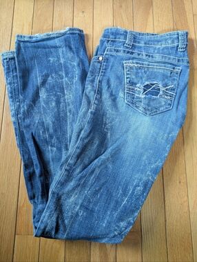 BKE Distressed Bootcut Jeans Size 27